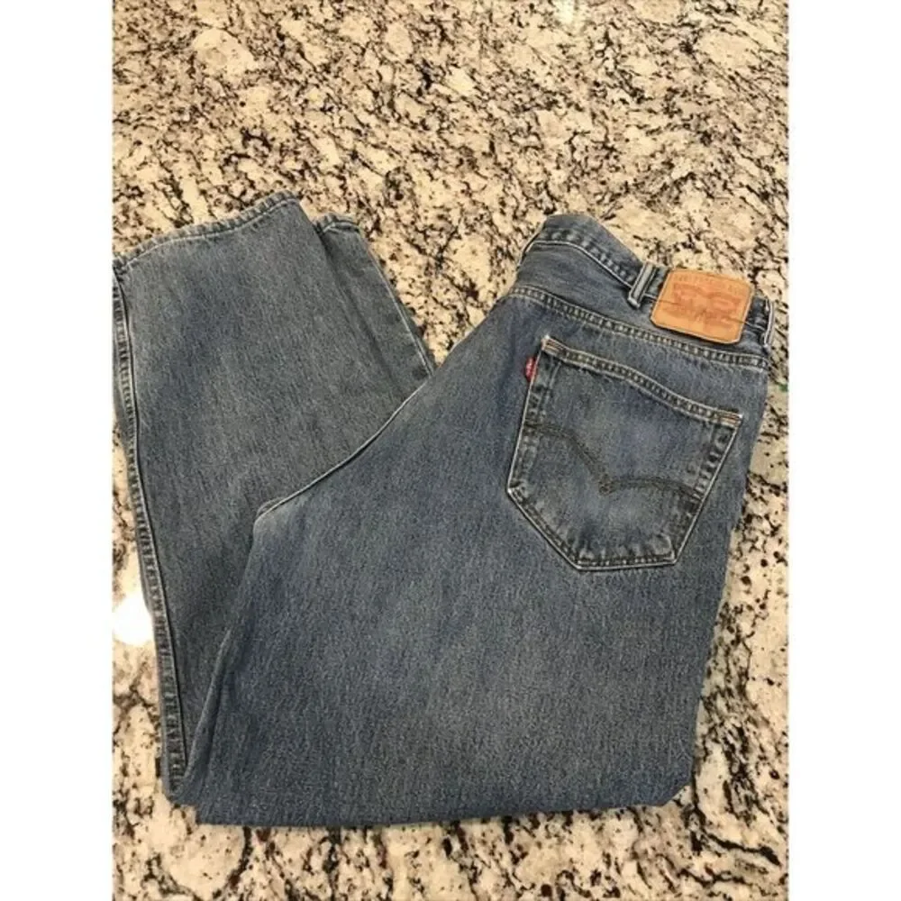 LEVI'S Men's 550 42x30 Blue Jeans